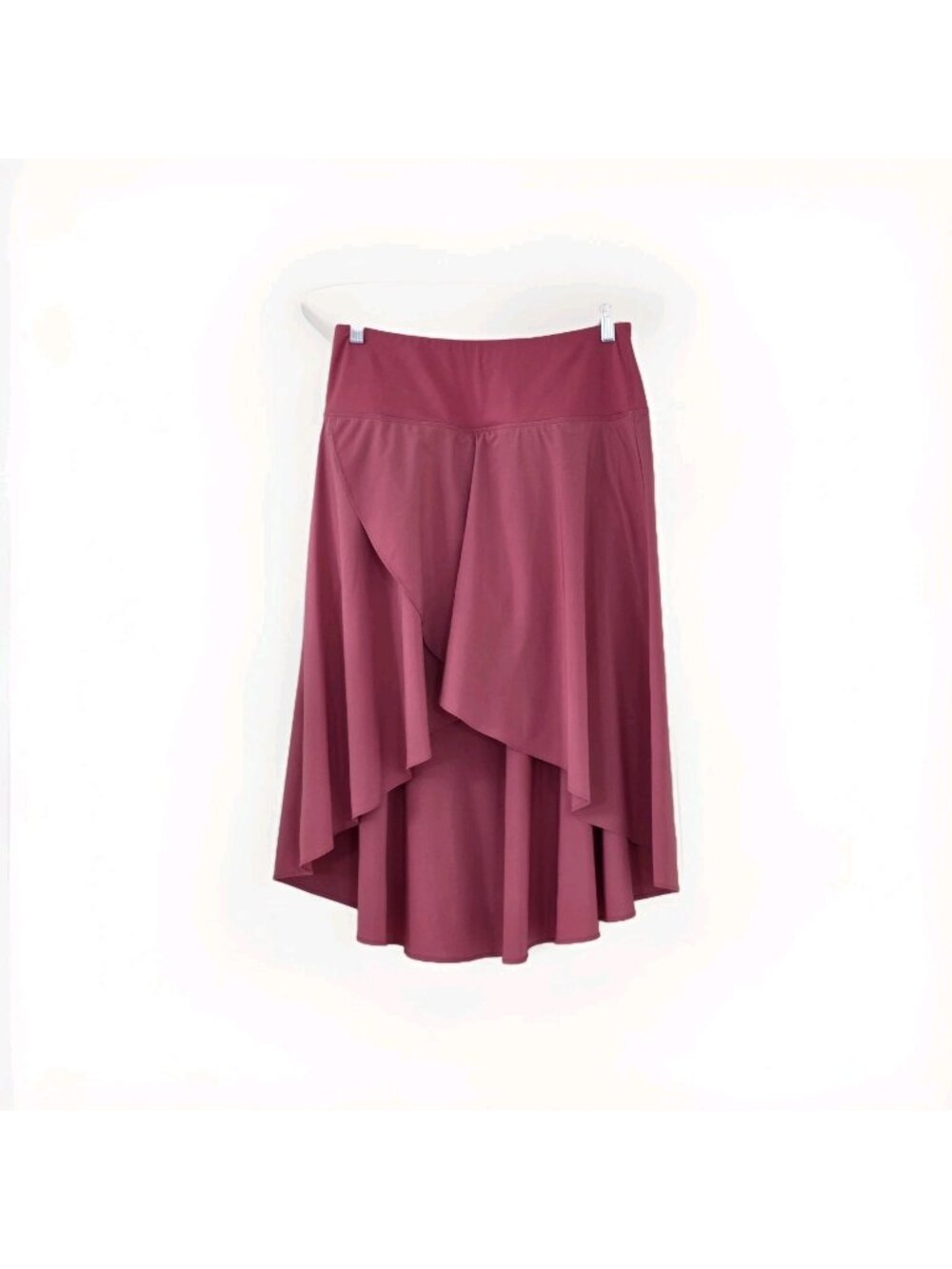 Halara Play It My Way Skort L Coral High Low Hem High Waist 2 In Inseam Coastal